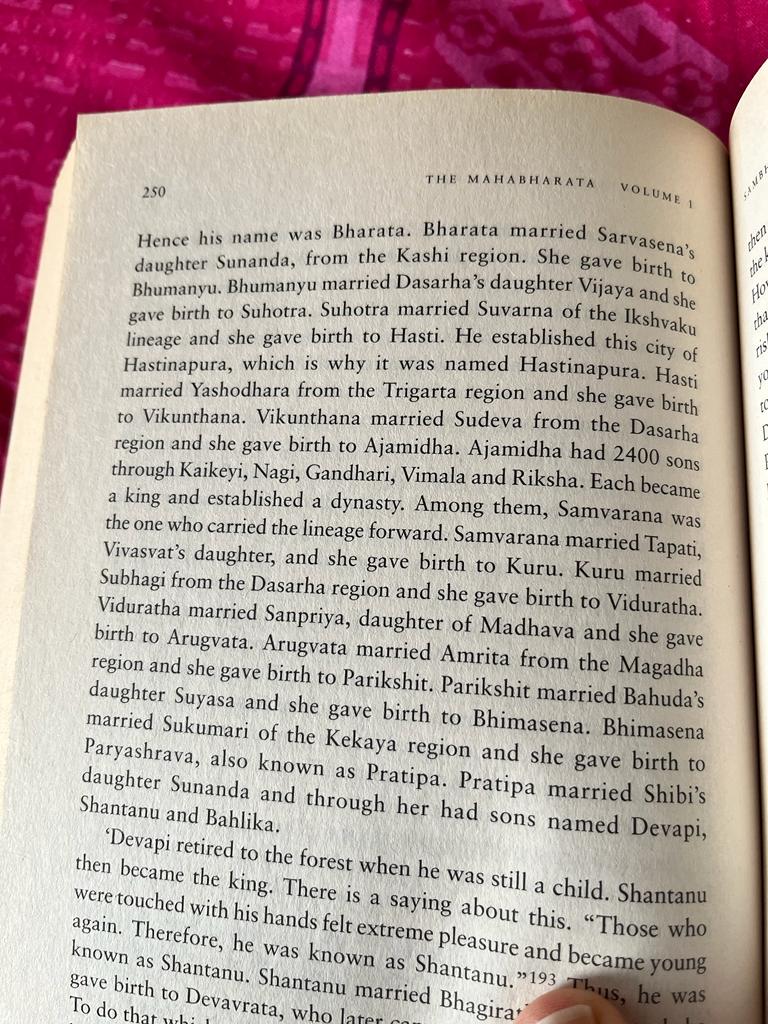 Mahabharata Page